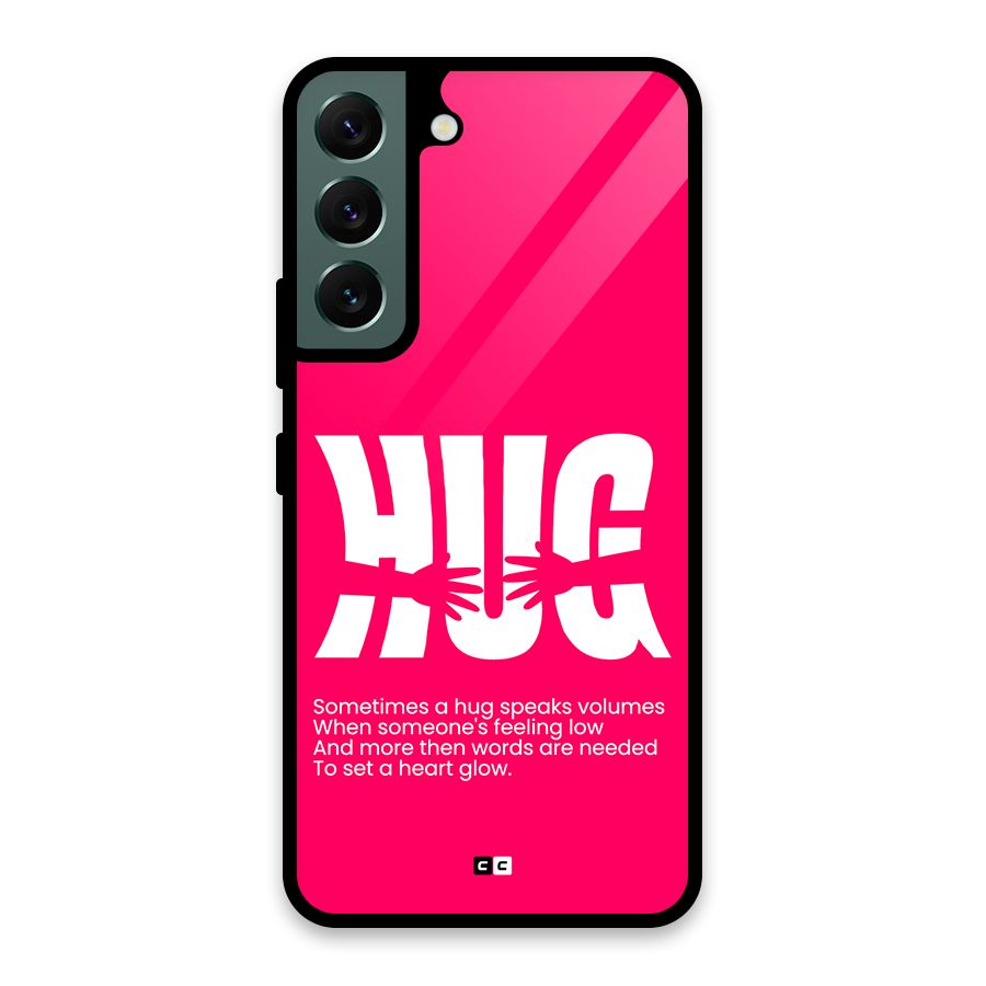 Hug Speaks Glass Back Case for Galaxy S22 5G