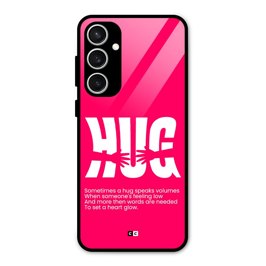 Hug Speaks Glass Back Case for Galaxy S23 FE