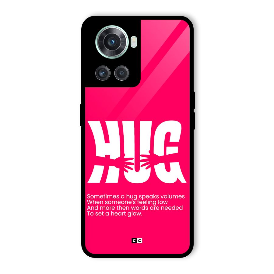 Hug Speaks Glass Back Case for OnePlus 10R