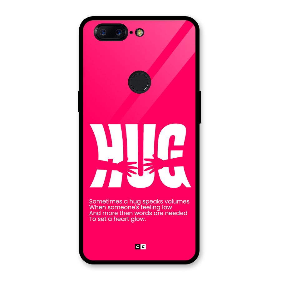Hug Speaks Glass Back Case for OnePlus 5T