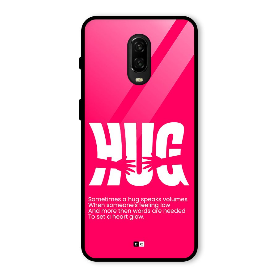 Hug Speaks Glass Back Case for OnePlus 6T
