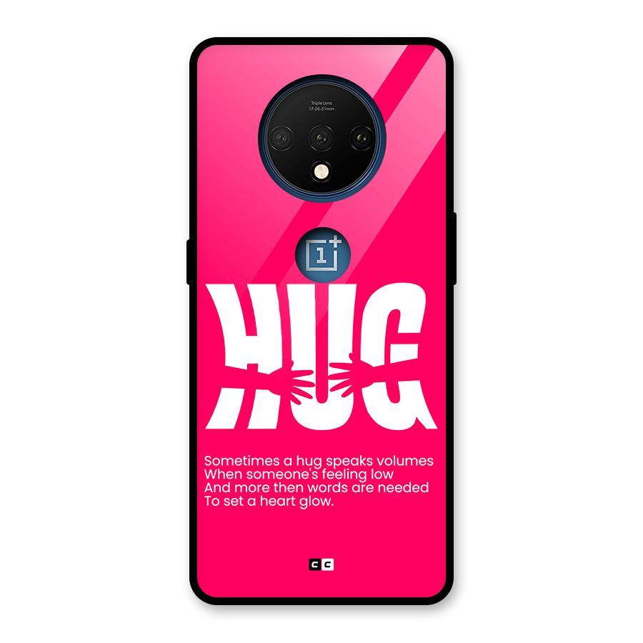 Hug Speaks Glass Back Case for OnePlus 7T