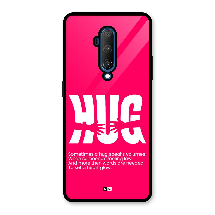 Hug Speaks Glass Back Case for OnePlus 7T Pro