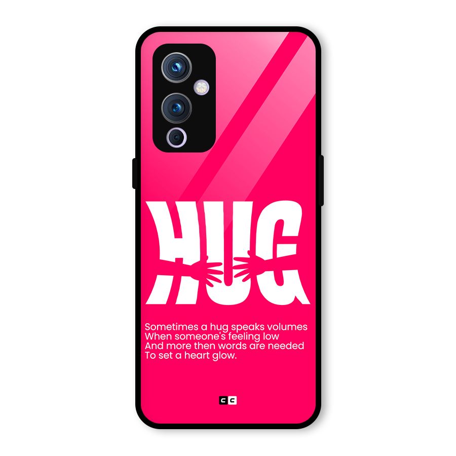 Hug Speaks Glass Back Case for OnePlus 9