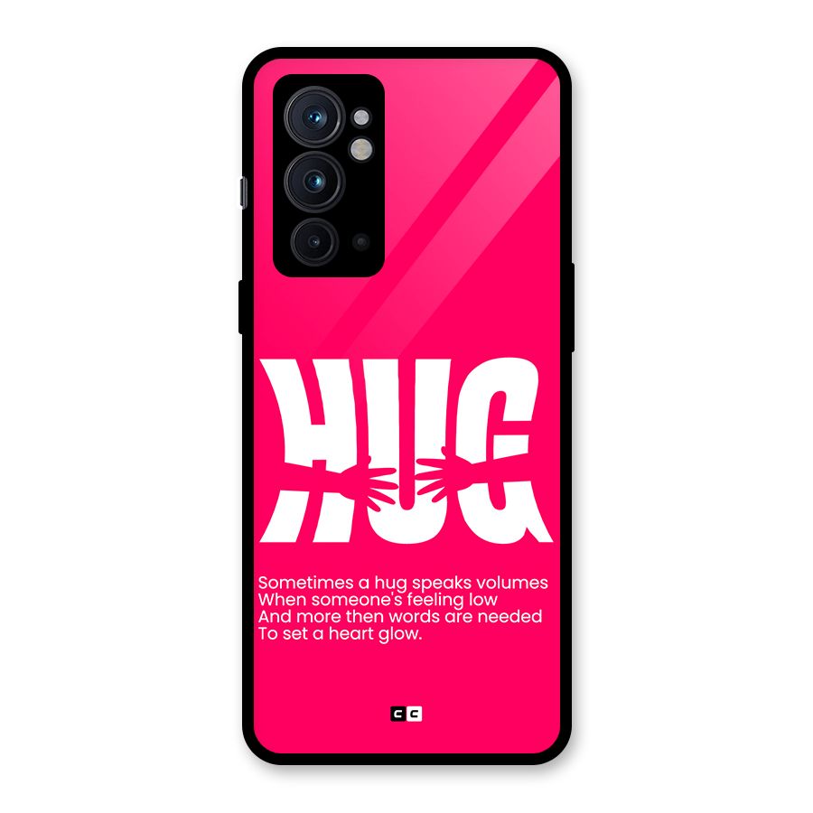 Hug Speaks Glass Back Case for OnePlus 9RT 5G