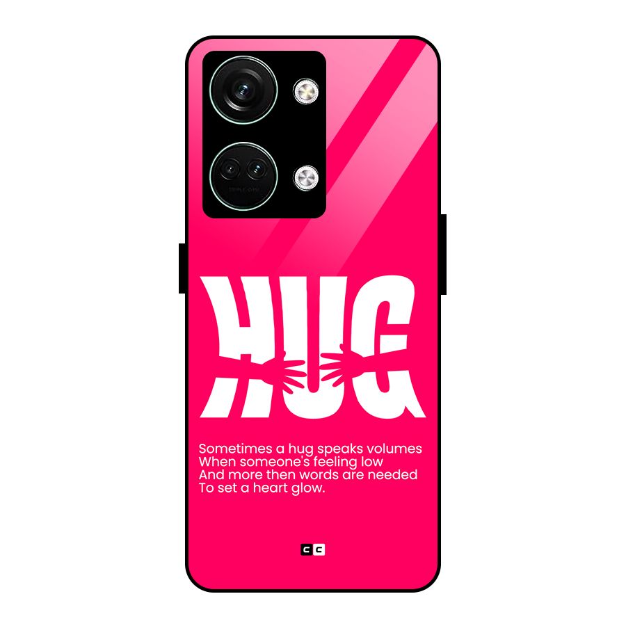 Hug Speaks Glass Back Case for Oneplus Nord 3