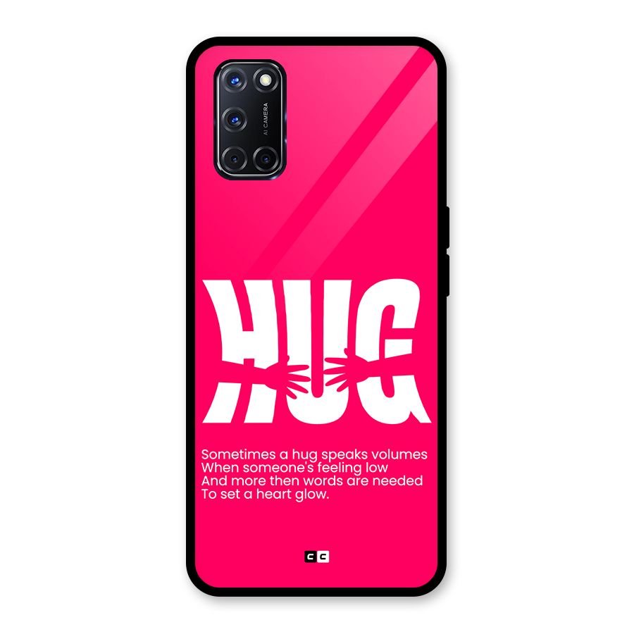 Hug Speaks Glass Back Case for Oppo A52