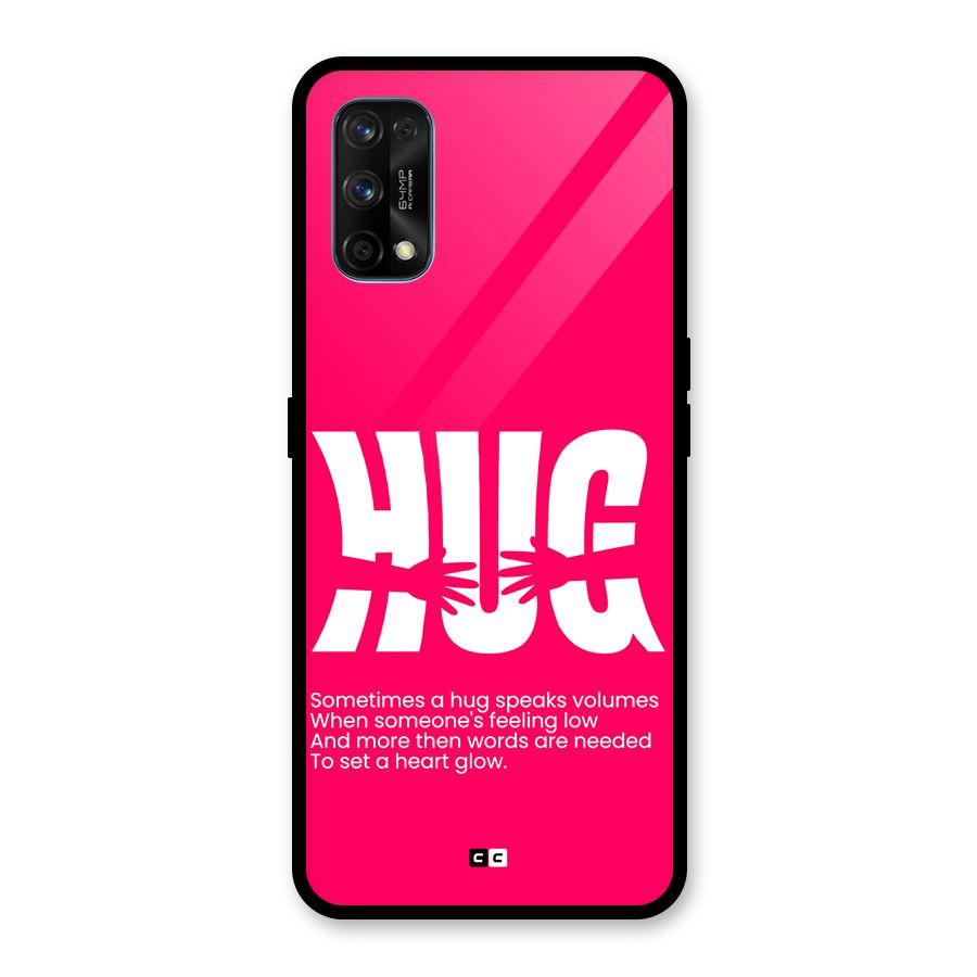 Hug Speaks Glass Back Case for Realme 7 Pro