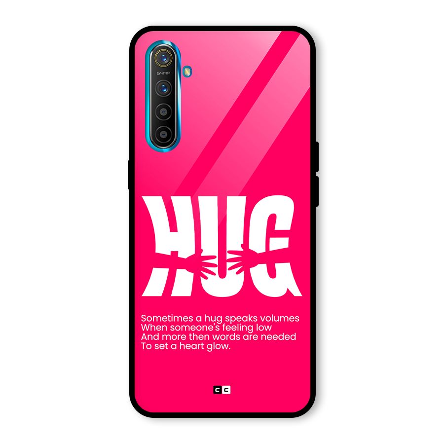 Hug Speaks Glass Back Case for Realme X2