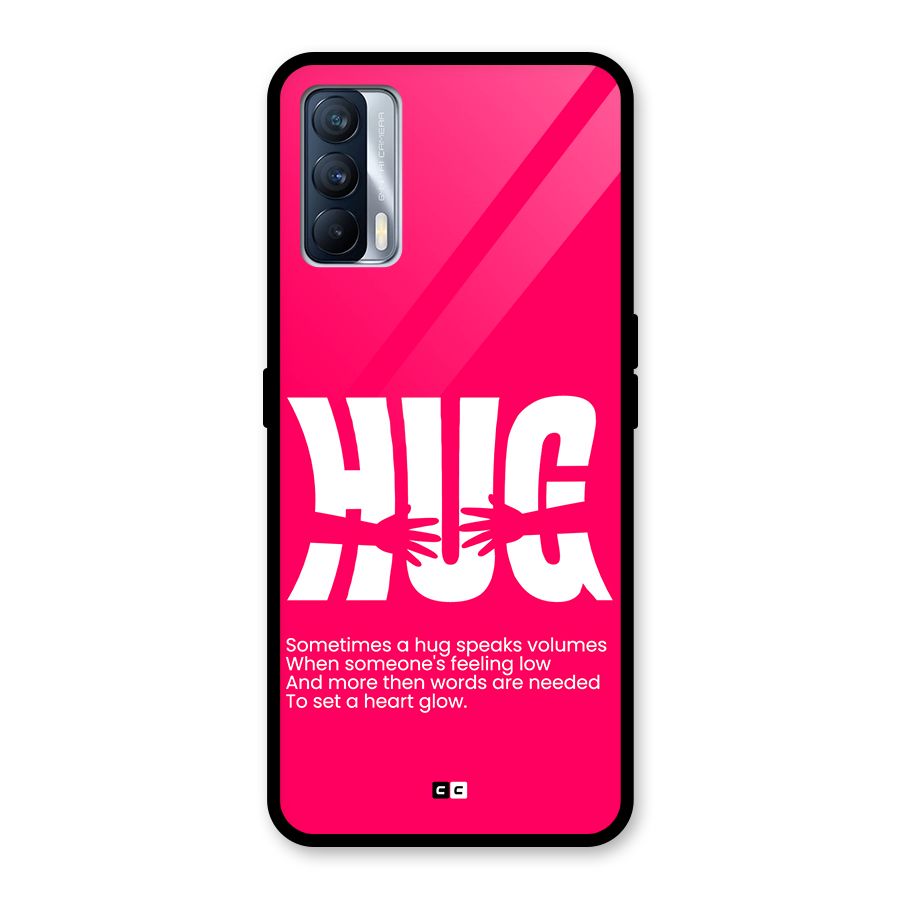 Hug Speaks Glass Back Case for Realme X7