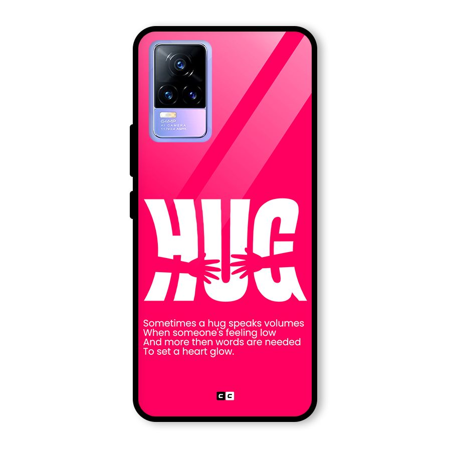Hug Speaks Glass Back Case for Vivo Y73