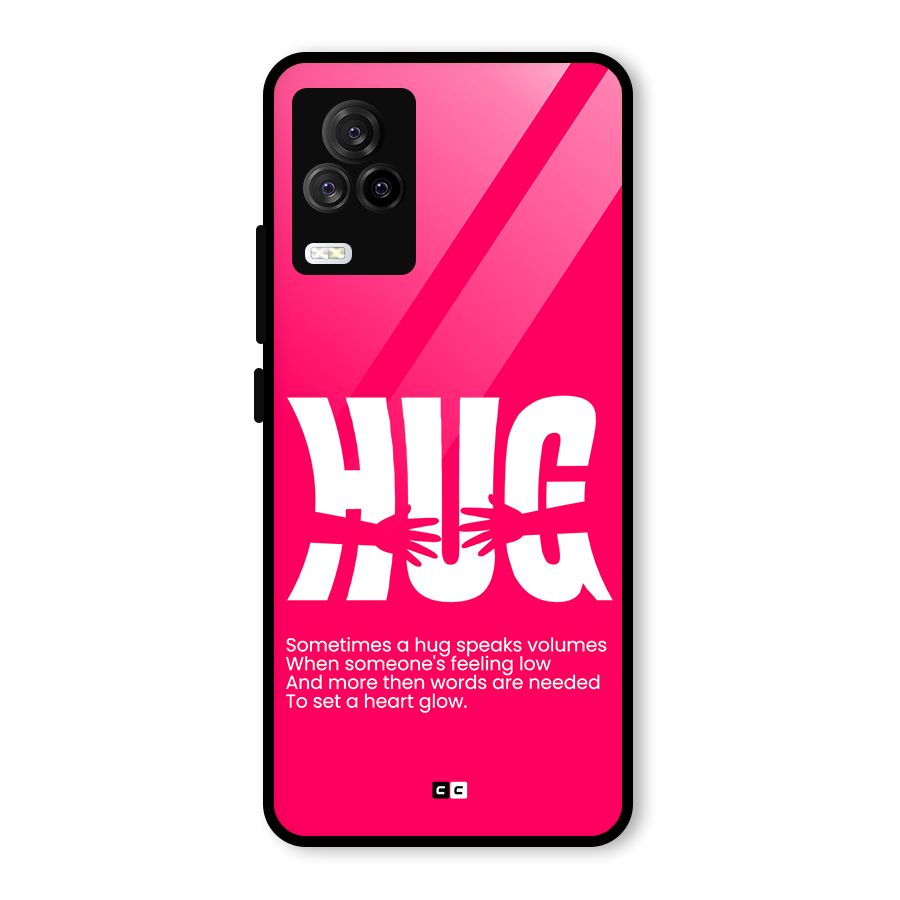 Hug Speaks Glass Back Case for Vivo iQOO 7 Legend 5G