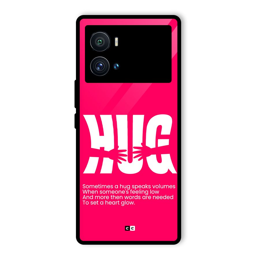 Hug Speaks Glass Back Case for Vivo iQOO 9 Pro