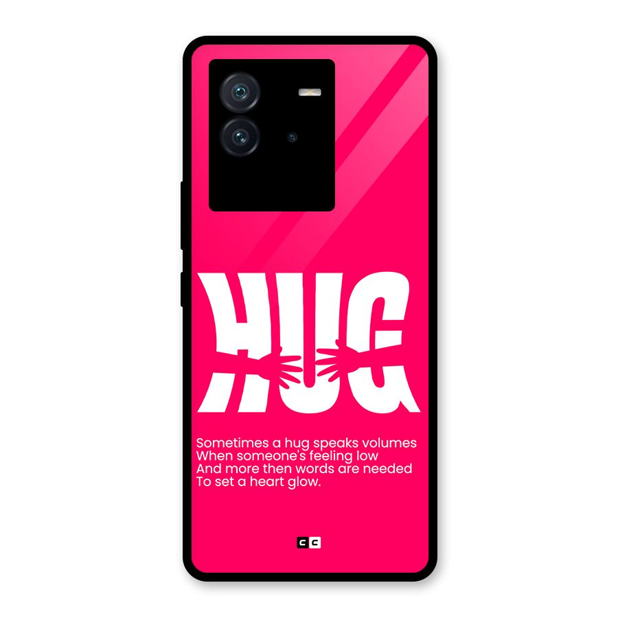 Hug Speaks Glass Back Case for Vivo iQOO Neo 6 5G