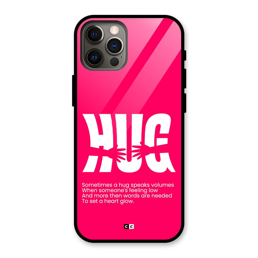 Hug Speaks Glass Back Case for iPhone 12 Pro