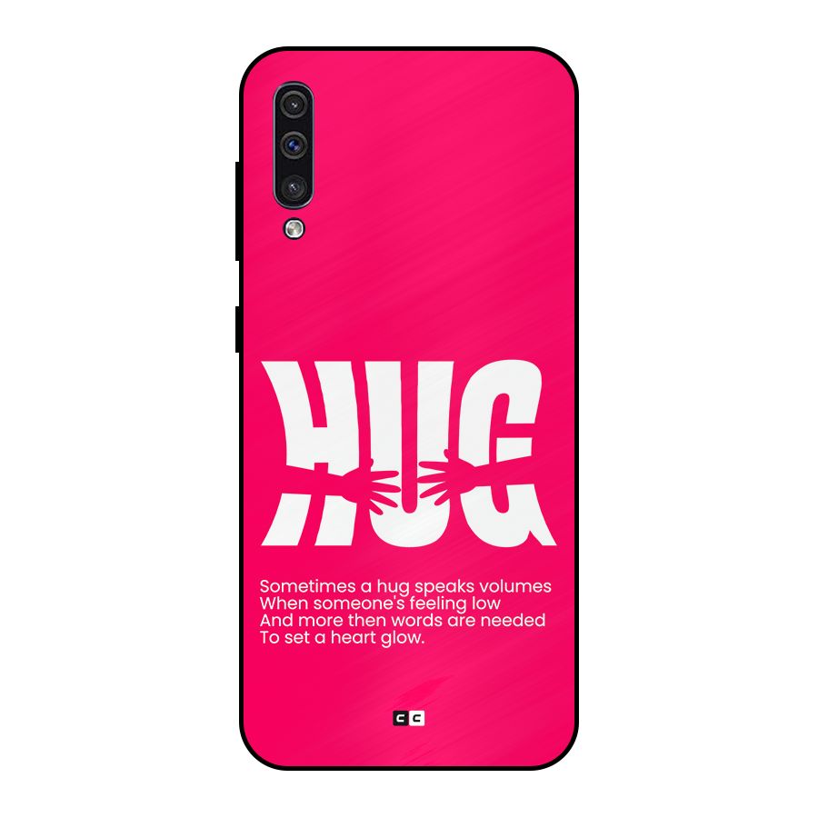 Hug Speaks Metal Back Case for Galaxy A50s