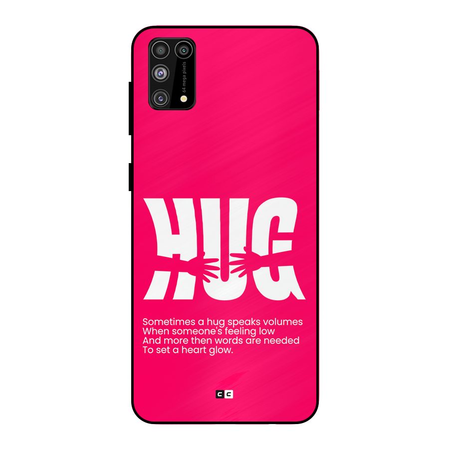 Hug Speaks Metal Back Case for Galaxy F41