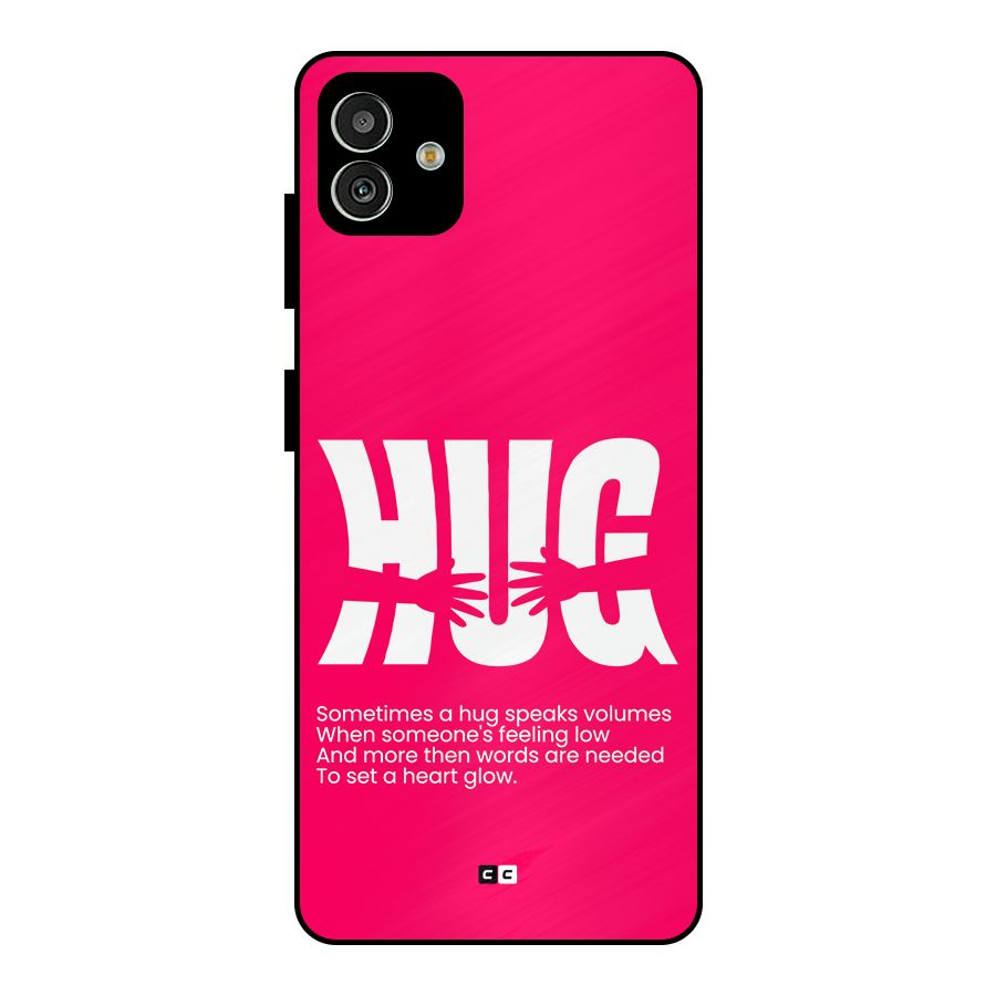 Hug Speaks Metal Back Case for Galaxy M13 5G