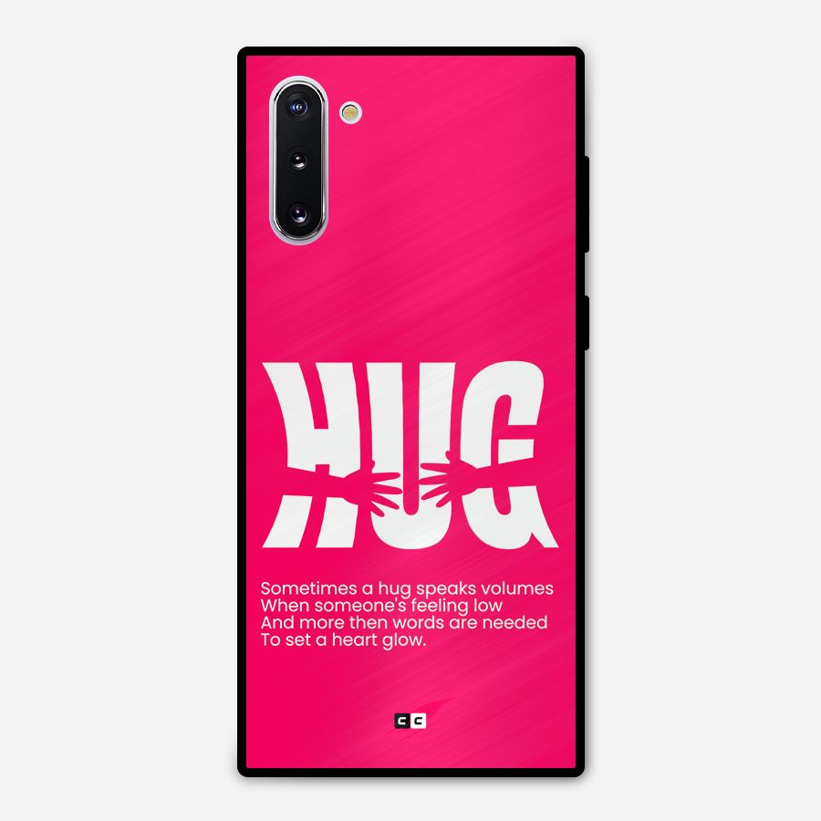 Hug Speaks Metal Back Case for Galaxy Note 10