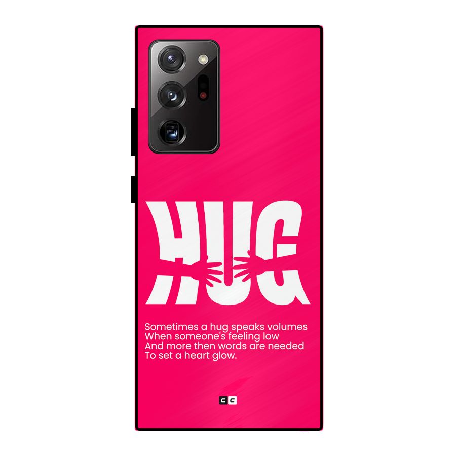 Hug Speaks Metal Back Case for Galaxy Note 20 Ultra 5G
