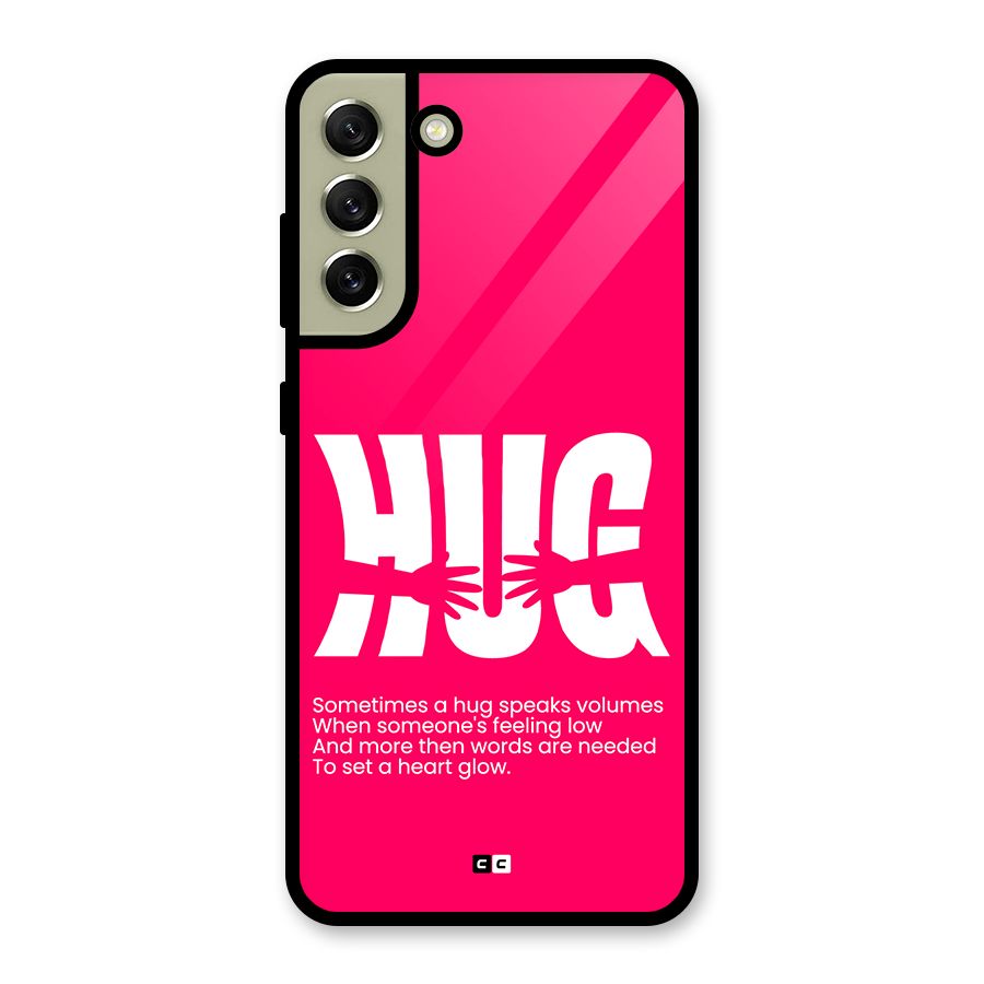 Hug Speaks Metal Back Case for Galaxy S21 FE 5G (2023)