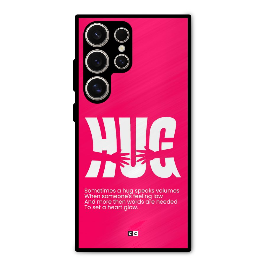 Hug Speaks Metal Back Case for Galaxy S24 Ultra
