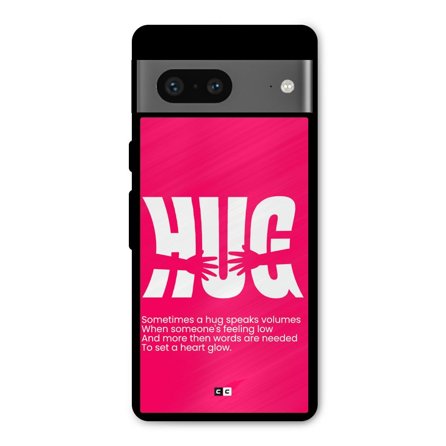 Hug Speaks Metal Back Case for Google Pixel 7