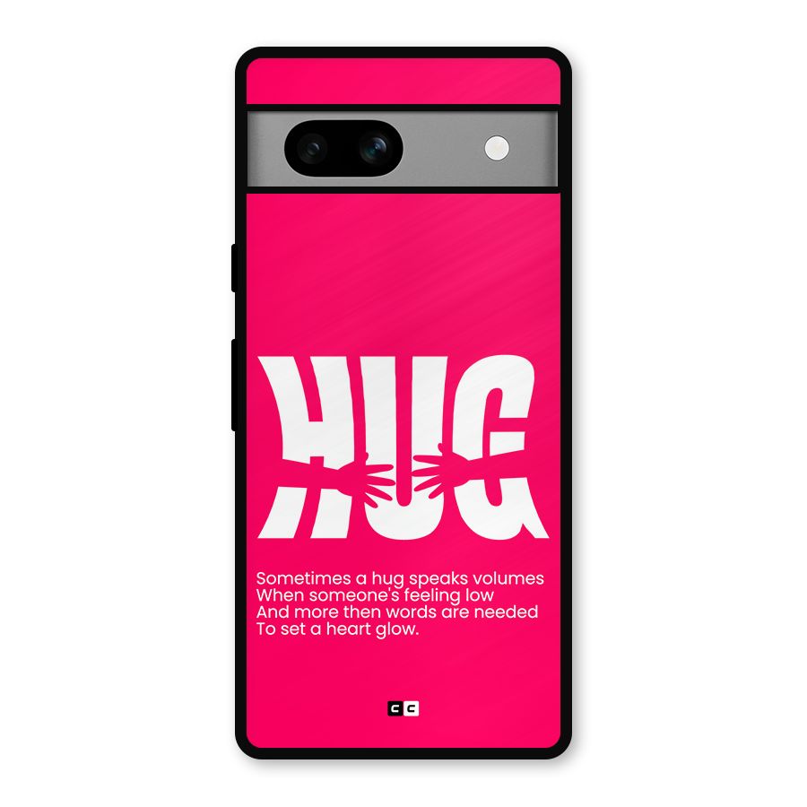 Hug Speaks Metal Back Case for Google Pixel 7a