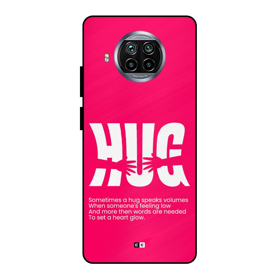 Hug Speaks Metal Back Case for Mi 10i