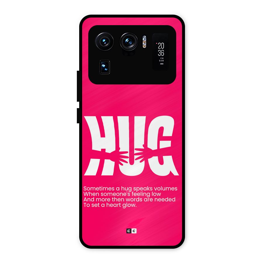 Hug Speaks Metal Back Case for Mi 11 Ultra