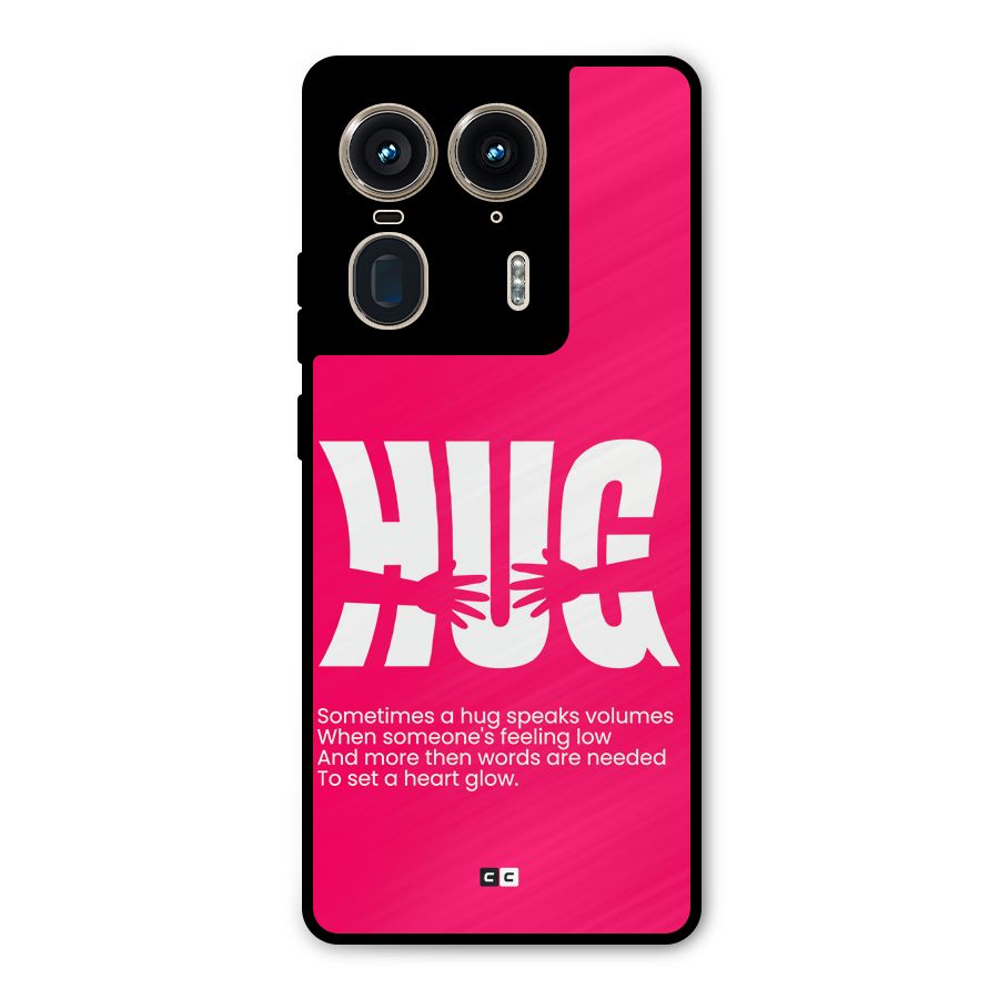 Hug Speaks Metal Back Case for Motorola Edge 50 Ultra