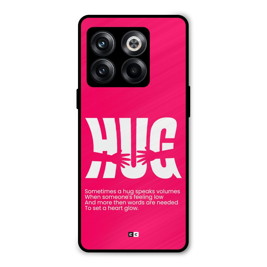 Hug Speaks Metal Back Case for OnePlus 10T