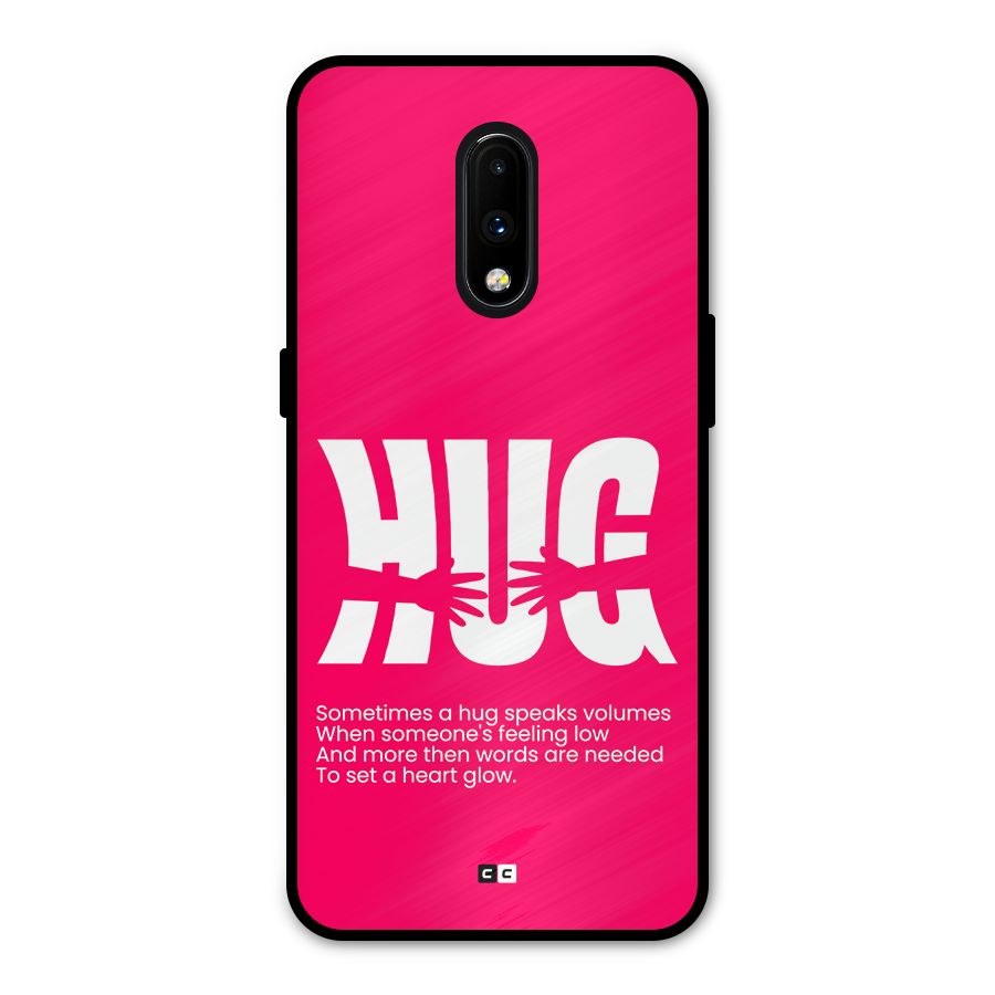 Hug Speaks Metal Back Case for OnePlus 7