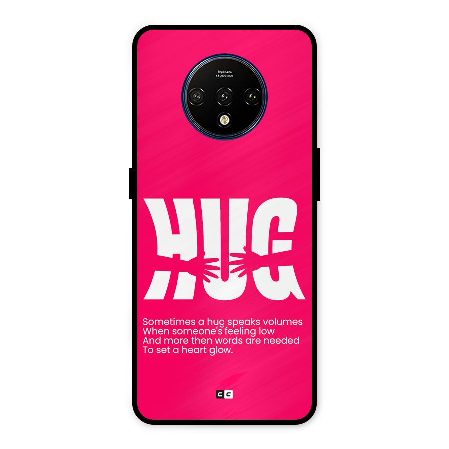 Hug Speaks Metal Back Case for OnePlus 7T