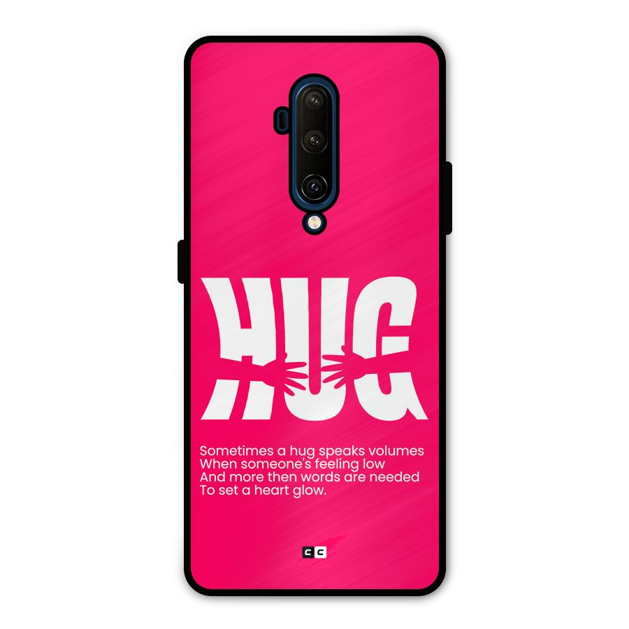Hug Speaks Metal Back Case for OnePlus 7T Pro