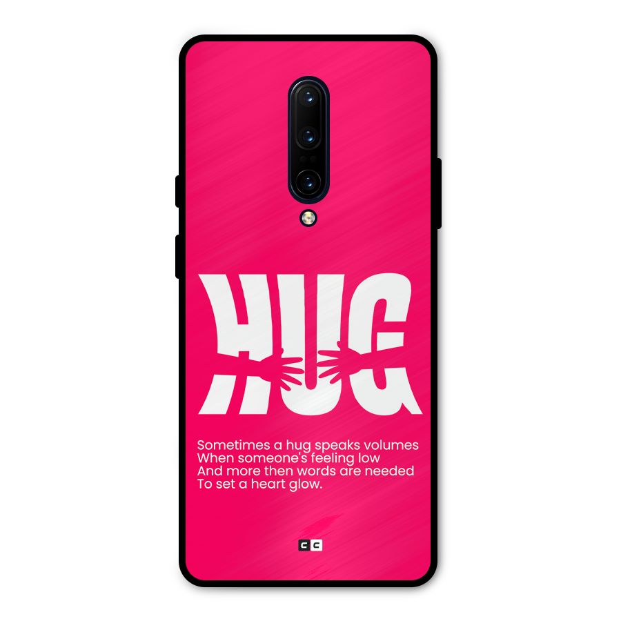 Hug Speaks Metal Back Case for OnePlus 7 Pro