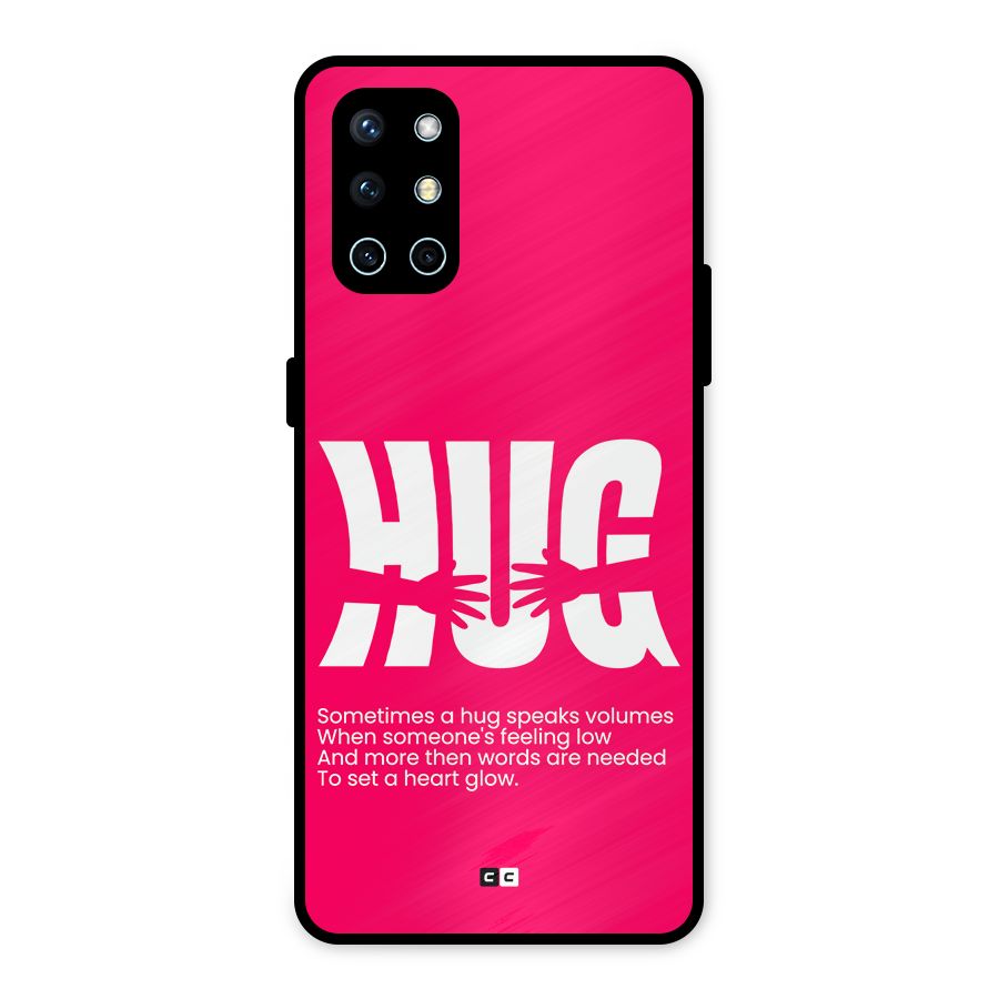 Hug Speaks Metal Back Case for OnePlus 9R