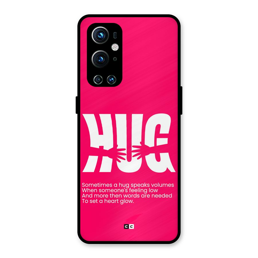 Hug Speaks Metal Back Case for OnePlus 9 Pro
