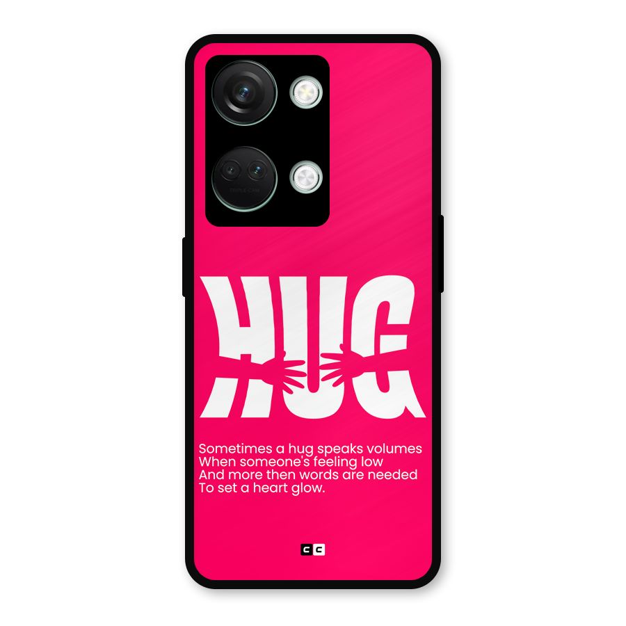 Hug Speaks Metal Back Case for OnePlus Nord 3