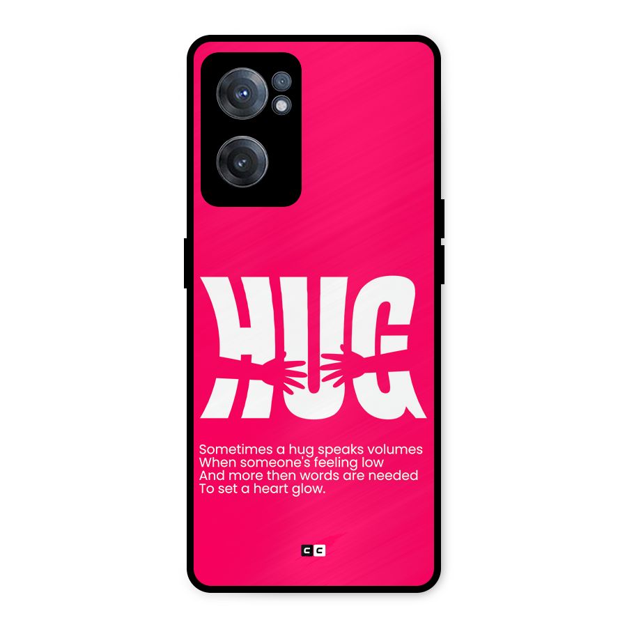 Hug Speaks Metal Back Case for OnePlus Nord CE 2 5G