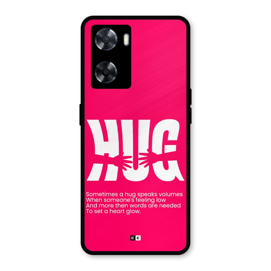 Hug Speaks Metal Back Case for OnePlus Nord N20 SE
