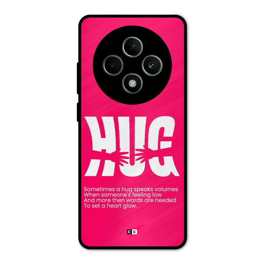 Hug Speaks Metal Back Case for Oppo F27