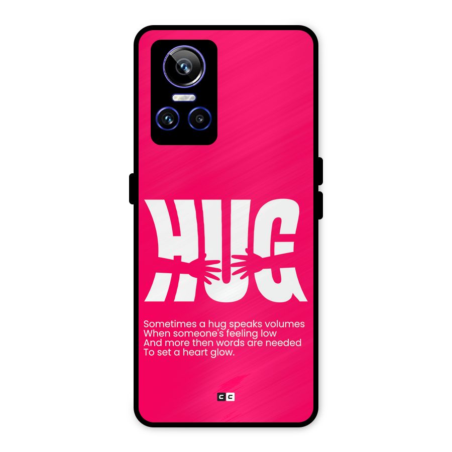 Hug Speaks Metal Back Case for Realme GT Neo 3