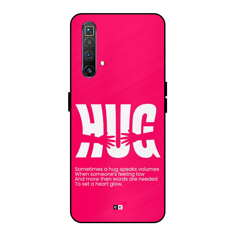 Hug Speaks Metal Back Case for Realme X3 SuperZoom
