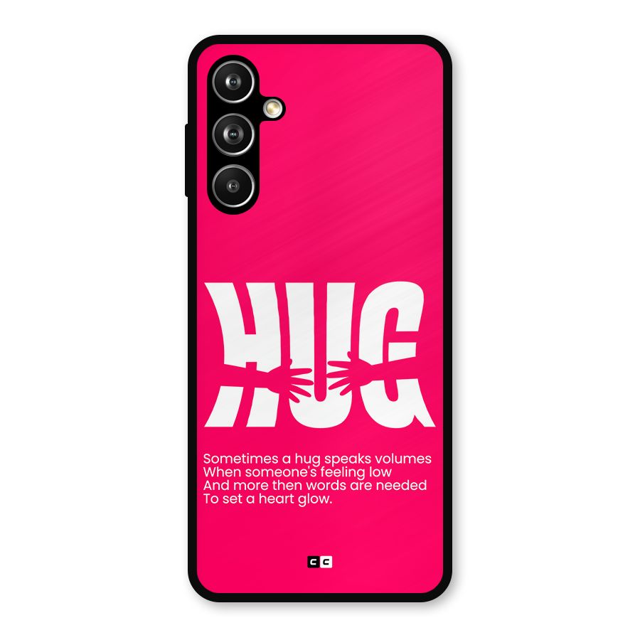 Hug Speaks Metal Back Case for Samsung Galaxy M54