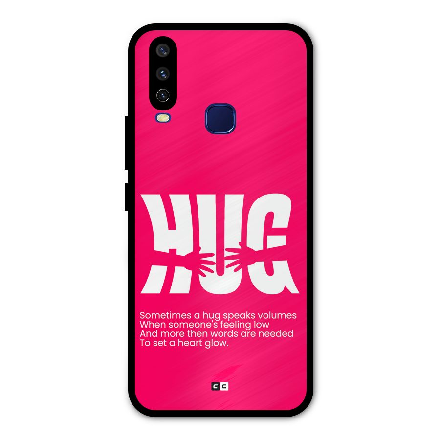 Hug Speaks Metal Back Case for Vivo U10