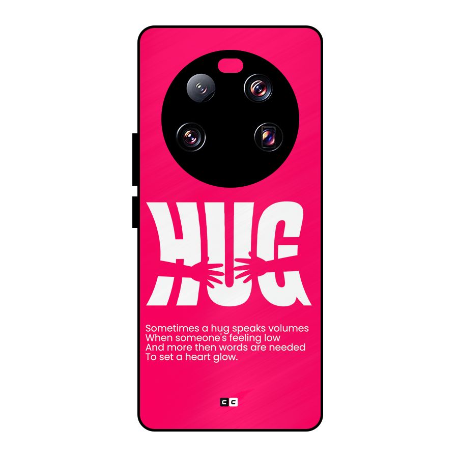 Hug Speaks Metal Back Case for Xiaomi 13 Ultra