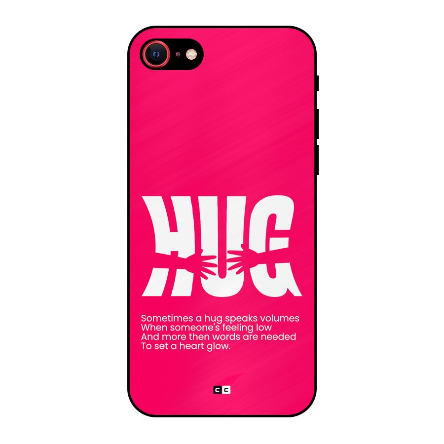 Hug Speaks Metal Back Case for iPhone SE 2022