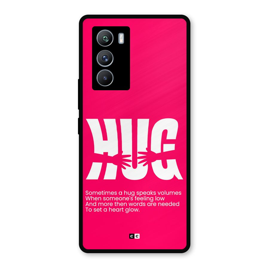 Hug Speaks Metal Back Case for iQOO 9 SE