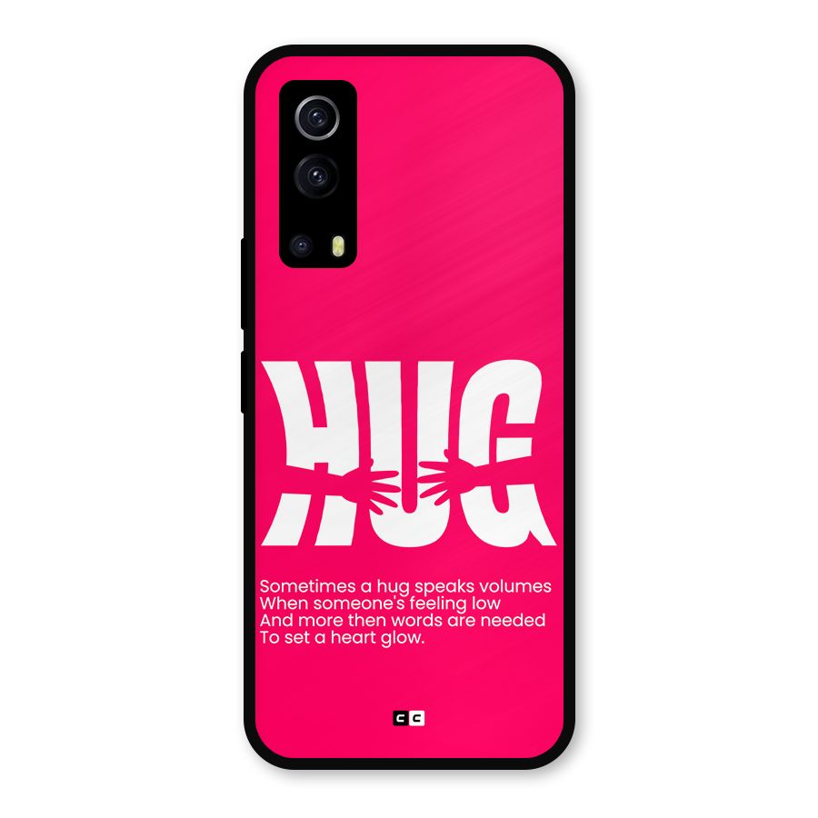 Hug Speaks Metal Back Case for iQOO Z3
